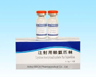 Phiolen, die Pulver für Einspritzungs-Aspirin-DL-Lysin-Kristallpulver-Lysin Acetylsalicylate für Einspritzung verpacken
