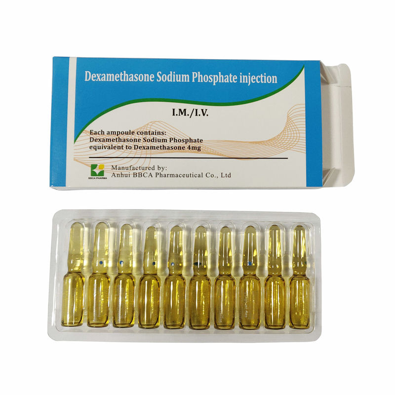 Dexamethasone Sodium Phosphate Injection 4mg /1ml  8mg/2ml provide registration and OEM